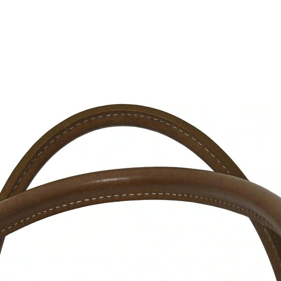 Auth Burberry Blue Label Red Black White Nylon Leather Handbag - Picture 6 of 8